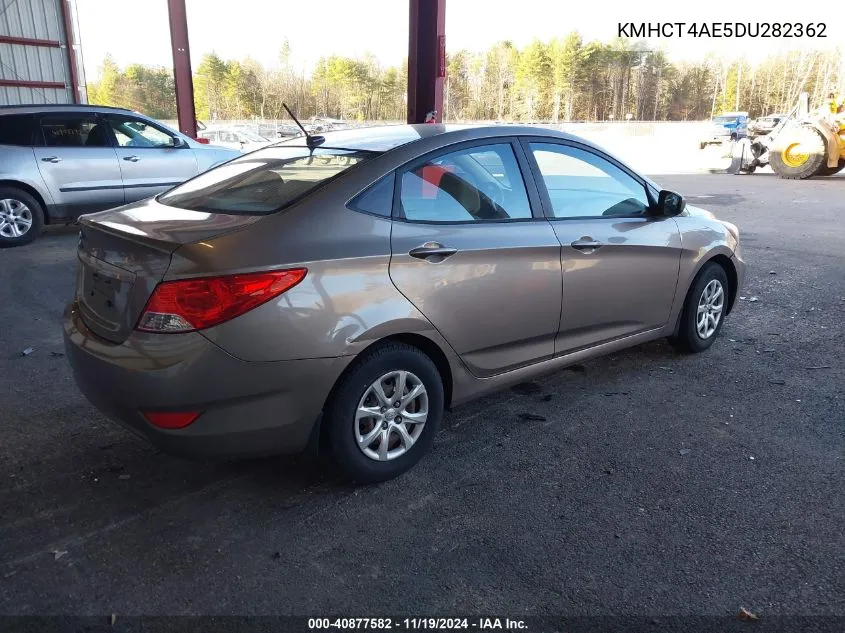 2013 Hyundai Accent Gls VIN: KMHCT4AE5DU282362 Lot: 40877582