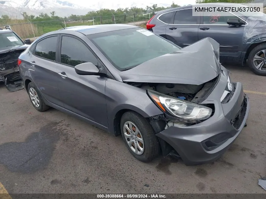 2014 Hyundai Accent Gls VIN: KMHCT4AE7EU637050 Lot: 39388664