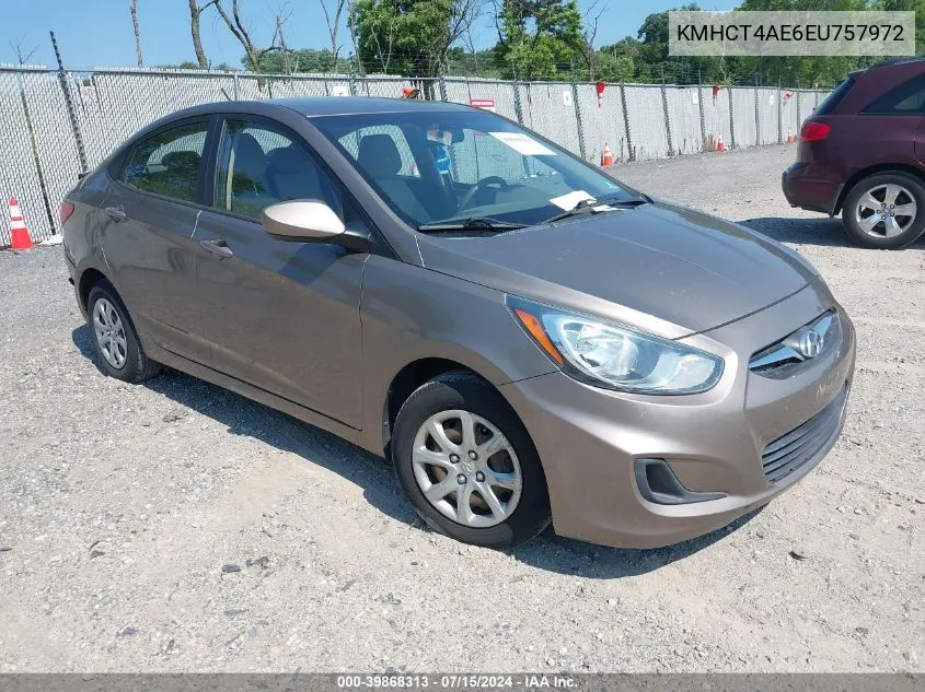 KMHCT4AE6EU757972 2014 Hyundai Accent Gls