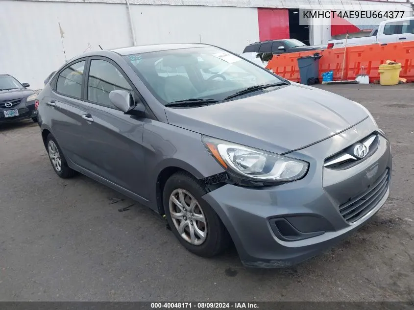 2014 Hyundai Accent Gls VIN: KMHCT4AE9EU664377 Lot: 40048171