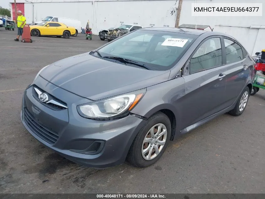 2014 Hyundai Accent Gls VIN: KMHCT4AE9EU664377 Lot: 40048171