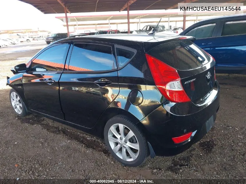 KMHCU5AE4EU145644 2014 Hyundai Accent Se