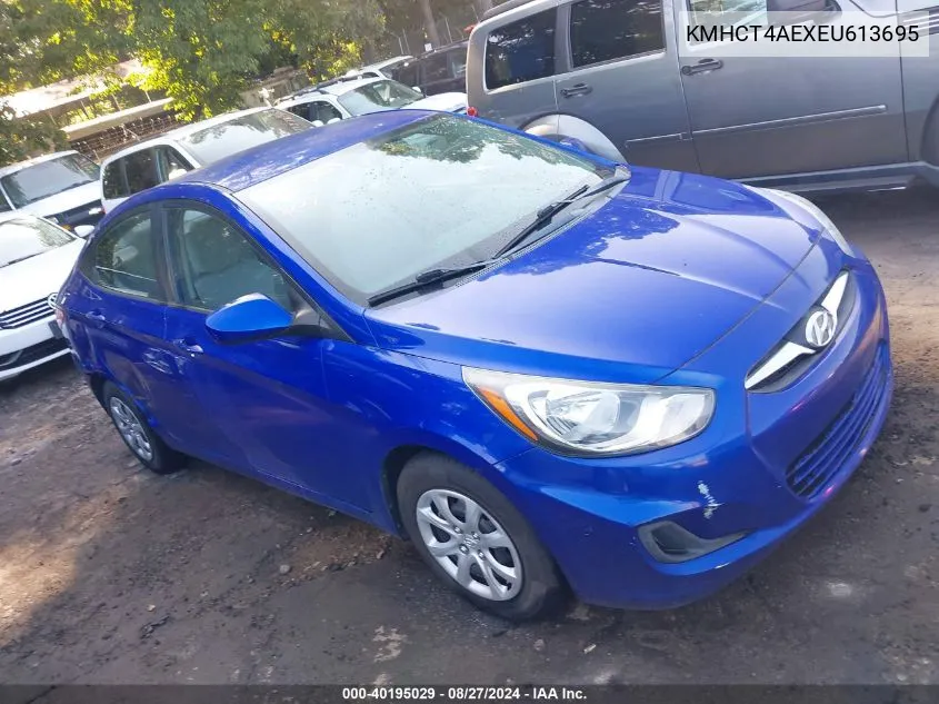 KMHCT4AEXEU613695 2014 Hyundai Accent Gls