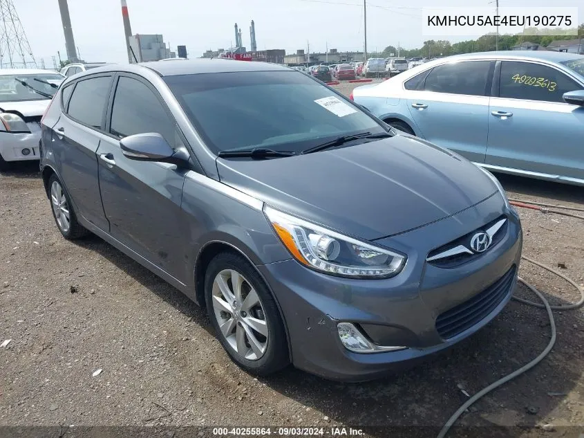 KMHCU5AE4EU190275 2014 Hyundai Accent Se