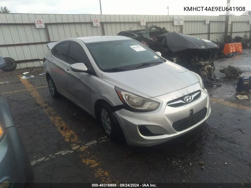 2014 Hyundai Accent Gls VIN: KMHCT4AE9EU641908 Lot: 40316988