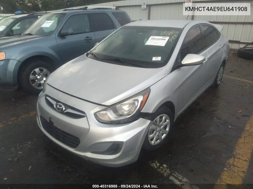 KMHCT4AE9EU641908 2014 Hyundai Accent Gls