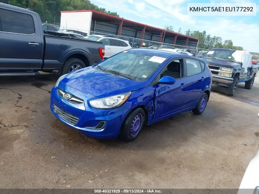 KMHCT5AE1EU177292 2014 Hyundai Accent Gs