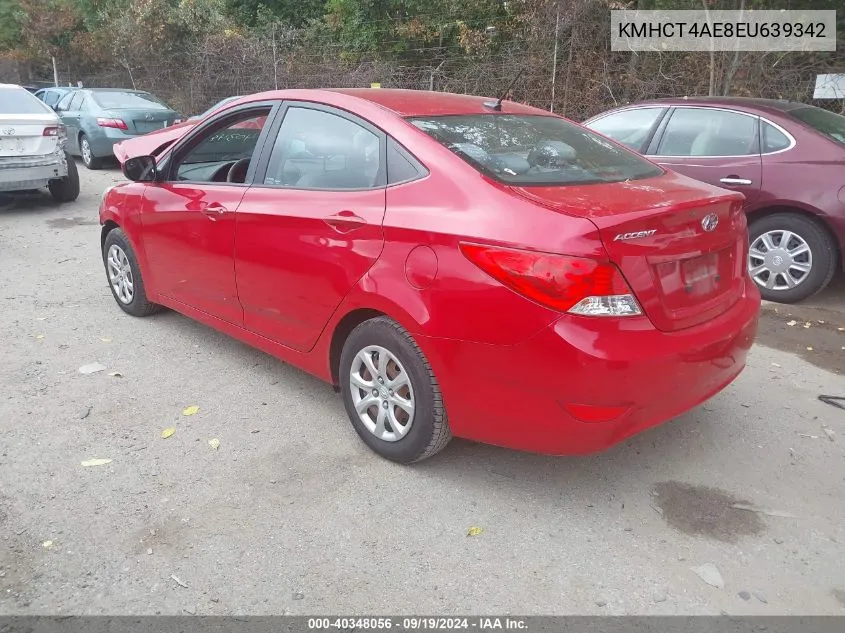 2014 Hyundai Accent Gls VIN: KMHCT4AE8EU639342 Lot: 40348056