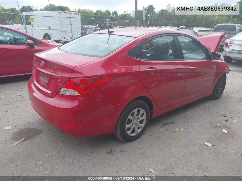 KMHCT4AE8EU639342 2014 Hyundai Accent Gls