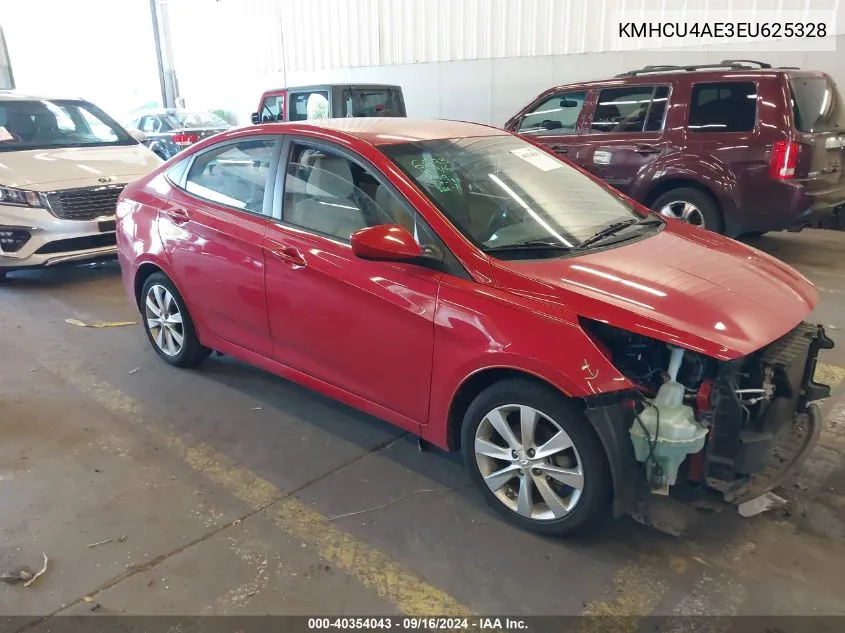 KMHCU4AE3EU625328 2014 Hyundai Accent Gls