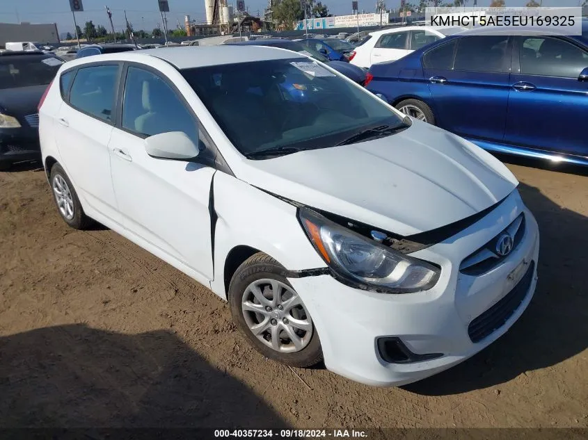 2014 Hyundai Accent Gs VIN: KMHCT5AE5EU169325 Lot: 40357234