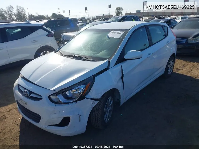 2014 Hyundai Accent Gs VIN: KMHCT5AE5EU169325 Lot: 40357234