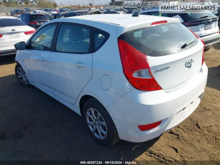 2014 Hyundai Accent Gs VIN: KMHCT5AE5EU169325 Lot: 40357234