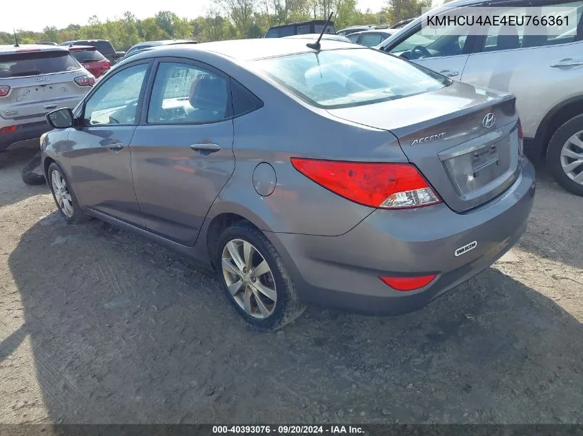 KMHCU4AE4EU766361 2014 Hyundai Accent Gls