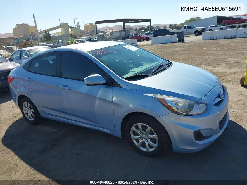 KMHCT4AE6EU616691 2014 Hyundai Accent Gls