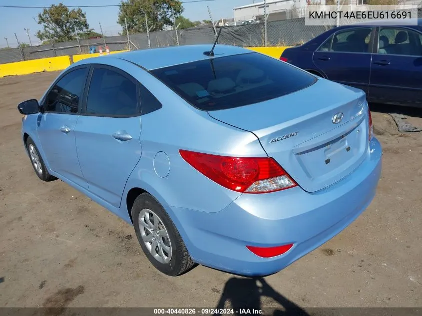 KMHCT4AE6EU616691 2014 Hyundai Accent Gls