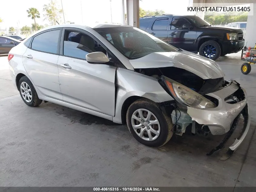 2014 Hyundai Accent Gls VIN: KMHCT4AE7EU615405 Lot: 40615315