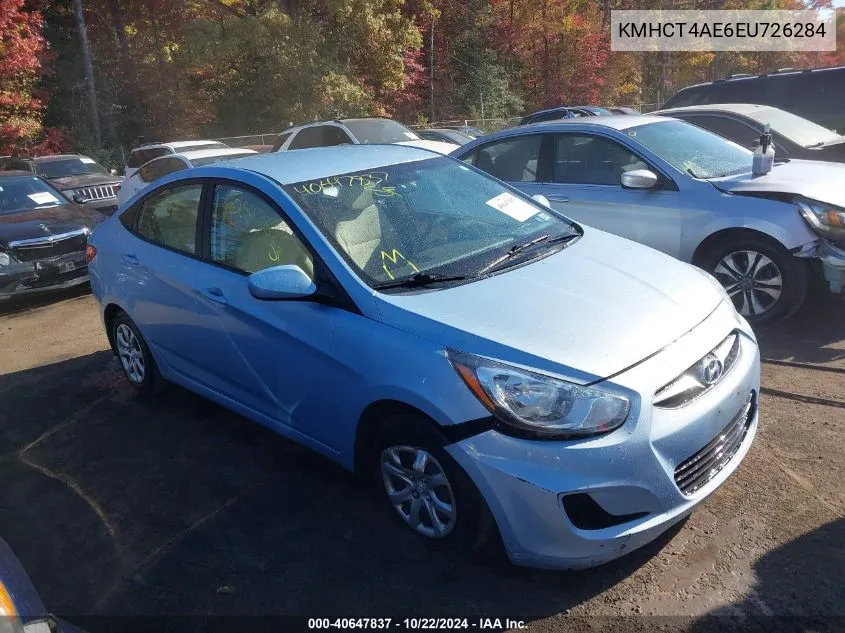 KMHCT4AE6EU726284 2014 Hyundai Accent Gls