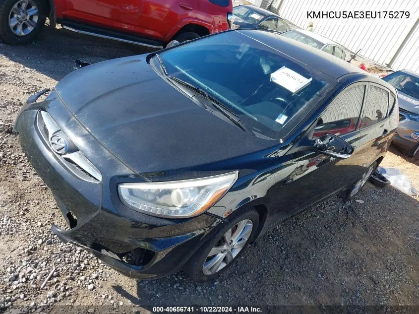 KMHCU5AE3EU175279 2014 Hyundai Accent Se