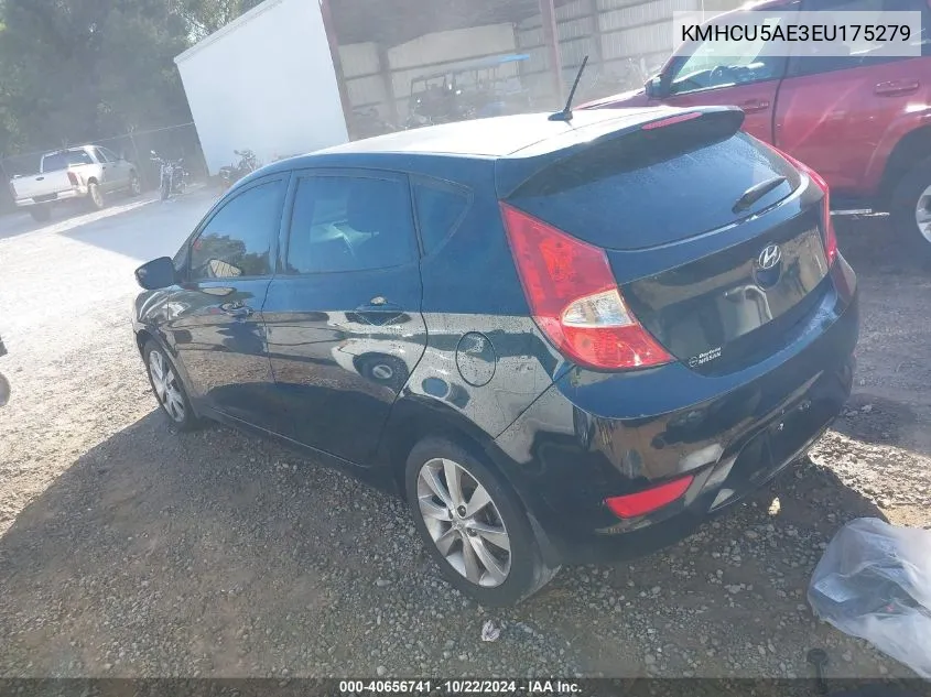 KMHCU5AE3EU175279 2014 Hyundai Accent Se