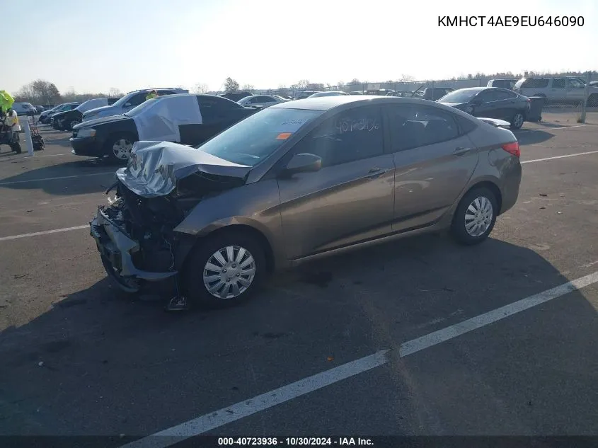 2014 Hyundai Accent Gls VIN: KMHCT4AE9EU646090 Lot: 40723936