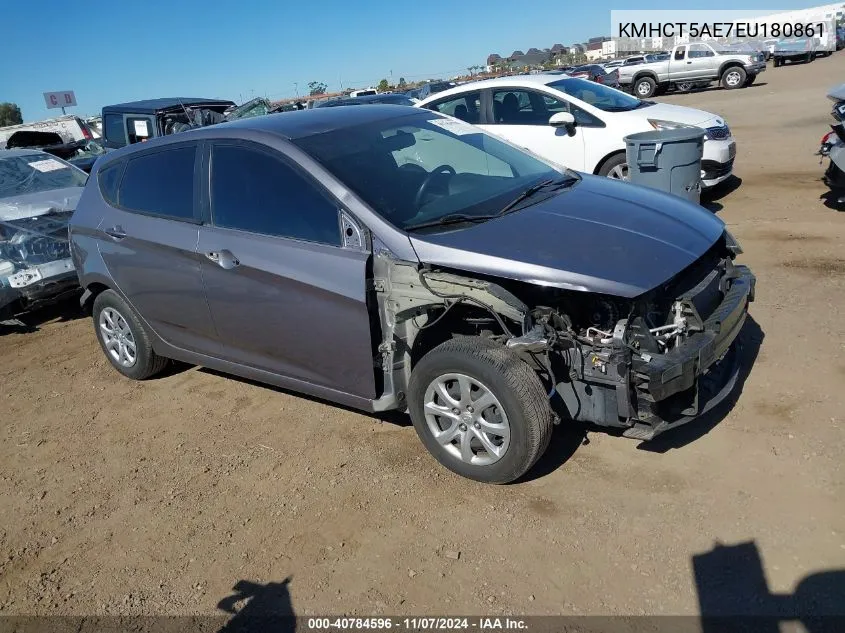 2014 Hyundai Accent Gs VIN: KMHCT5AE7EU180861 Lot: 40784596