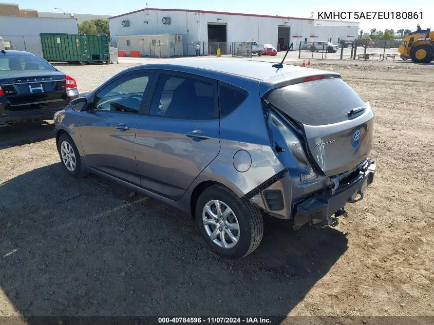 2014 Hyundai Accent Gs VIN: KMHCT5AE7EU180861 Lot: 40784596