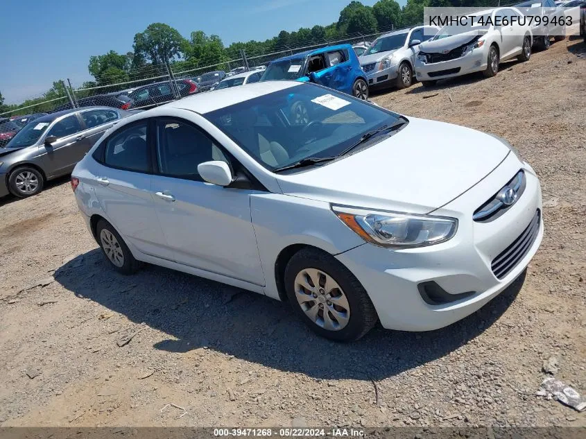 2015 Hyundai Accent Gls VIN: KMHCT4AE6FU799463 Lot: 39471268