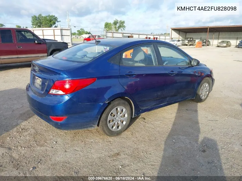 KMHCT4AE2FU828098 2015 Hyundai Accent Gls