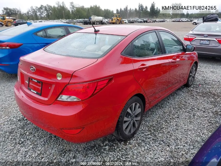 KMHCU4AE1FU824265 2015 Hyundai Accent Gls