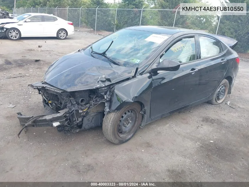 KMHCT4AE3FU810550 2015 Hyundai Accent Gls