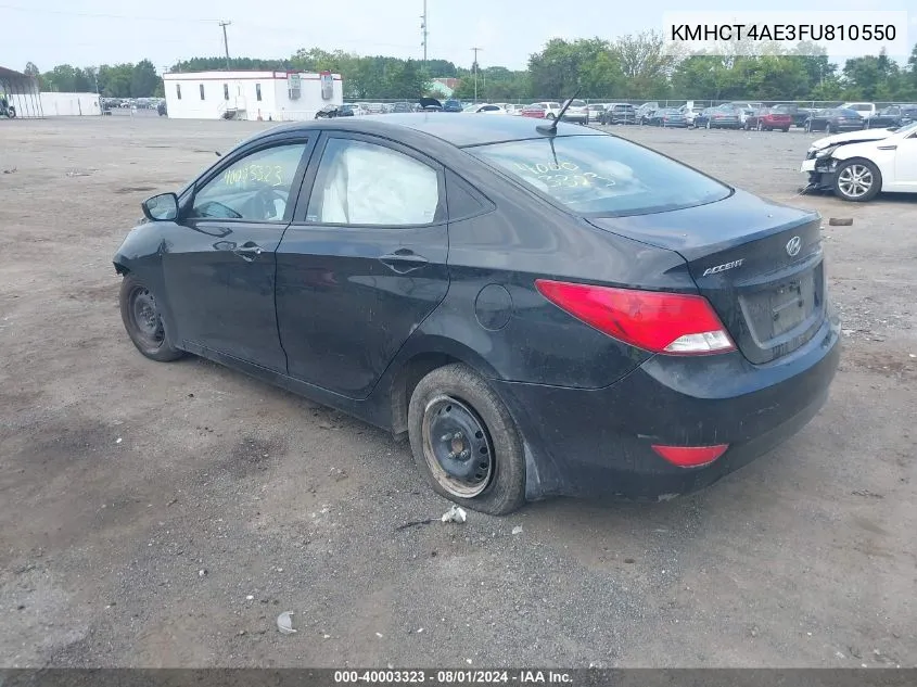 KMHCT4AE3FU810550 2015 Hyundai Accent Gls