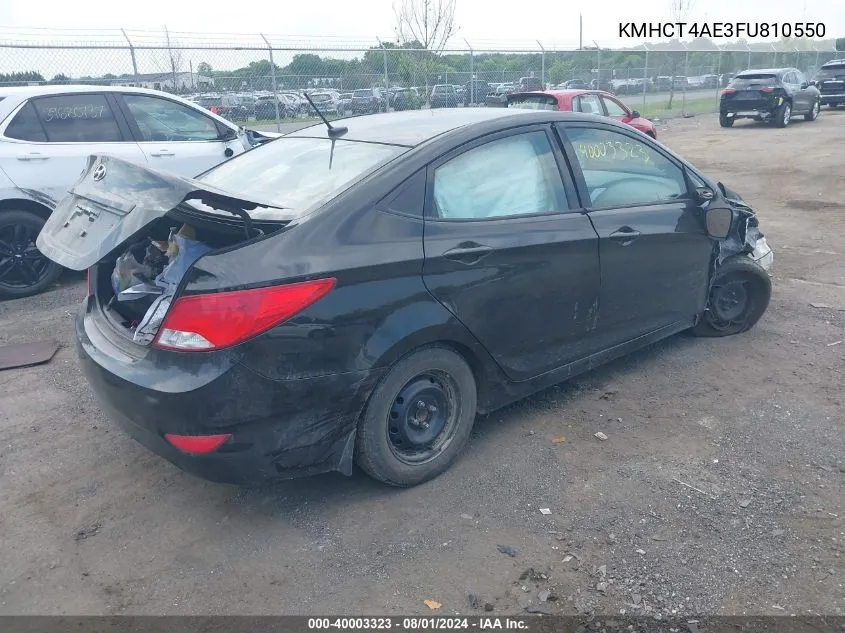 KMHCT4AE3FU810550 2015 Hyundai Accent Gls