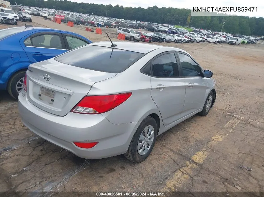 KMHCT4AEXFU859471 2015 Hyundai Accent Gls