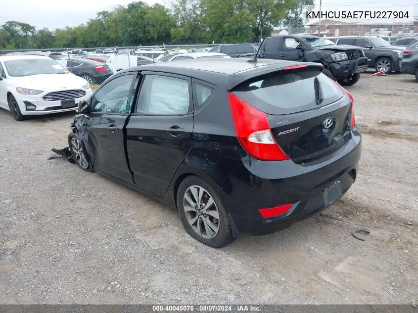 KMHCU5AE7FU227904 2015 Hyundai Accent Sport