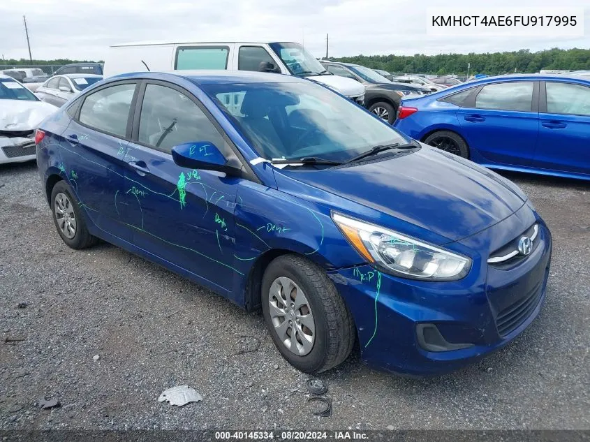 KMHCT4AE6FU917995 2015 Hyundai Accent Gls