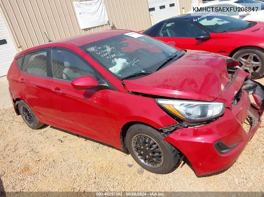 KMHCT5AEXFU208847 2015 Hyundai Accent Gs