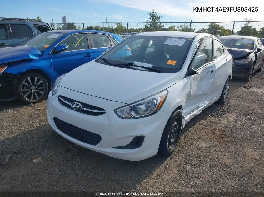 KMHCT4AE9FU803425 2015 Hyundai Accent Gls