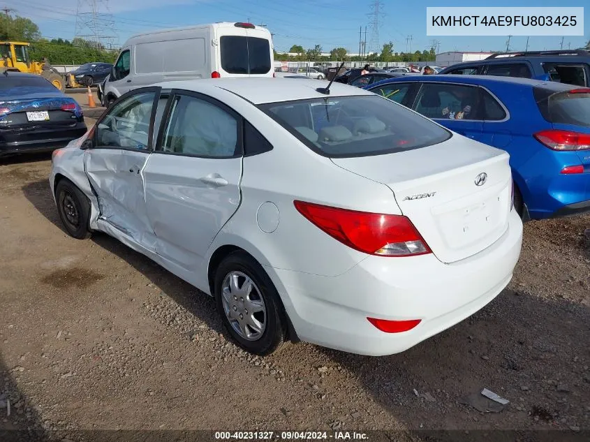 KMHCT4AE9FU803425 2015 Hyundai Accent Gls