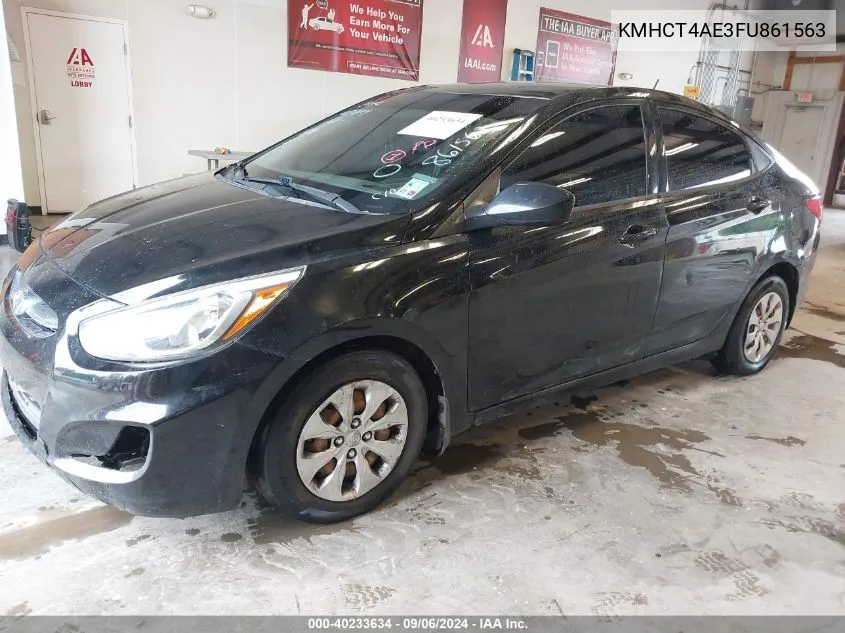 2015 Hyundai Accent Gls VIN: KMHCT4AE3FU861563 Lot: 40233634