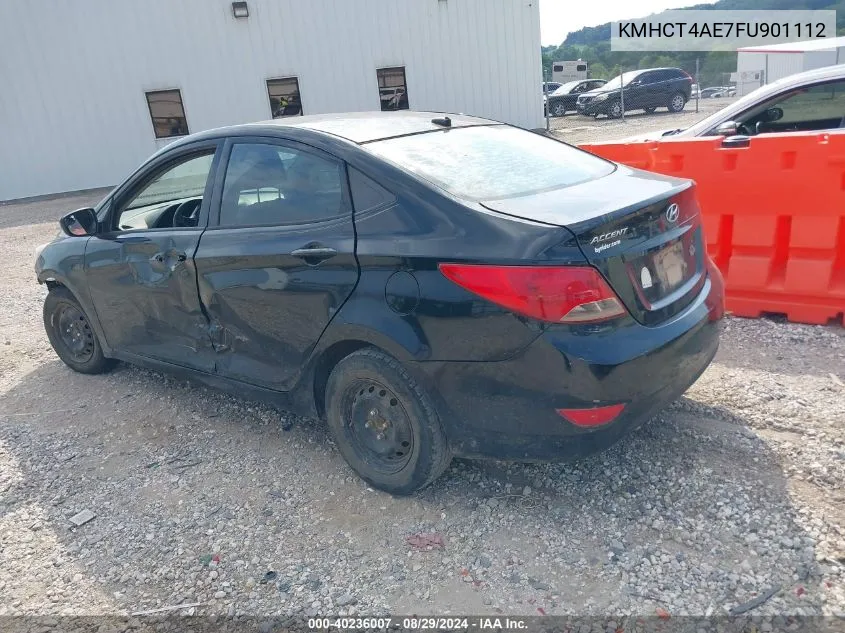 KMHCT4AE7FU901112 2015 Hyundai Accent Gls