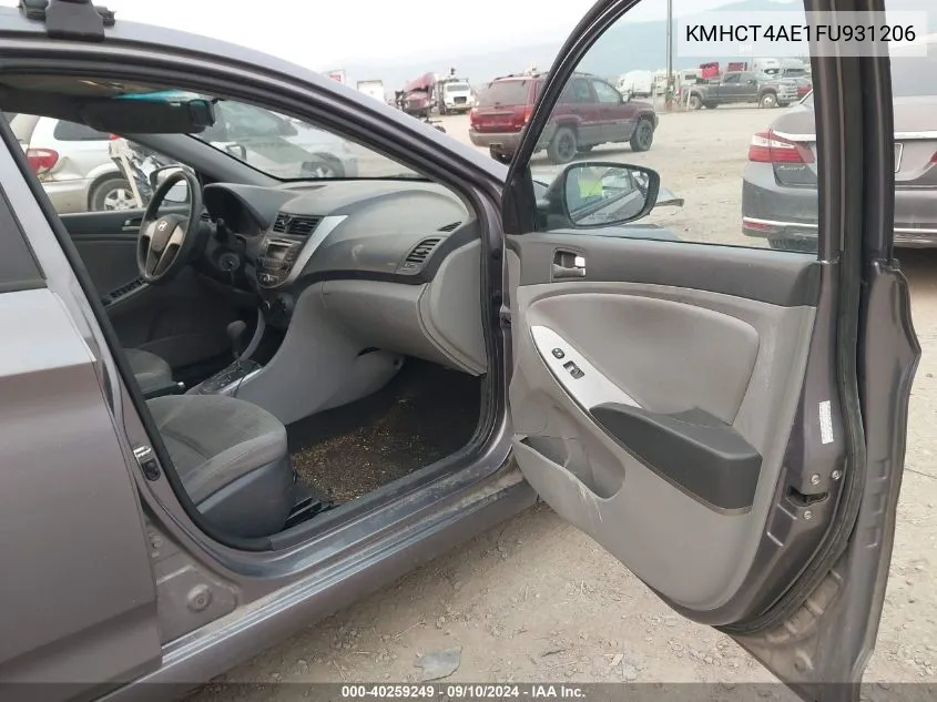 KMHCT4AE1FU931206 2015 Hyundai Accent Gls