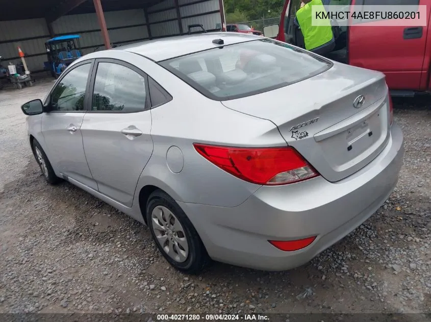 KMHCT4AE8FU860201 2015 Hyundai Accent Gls