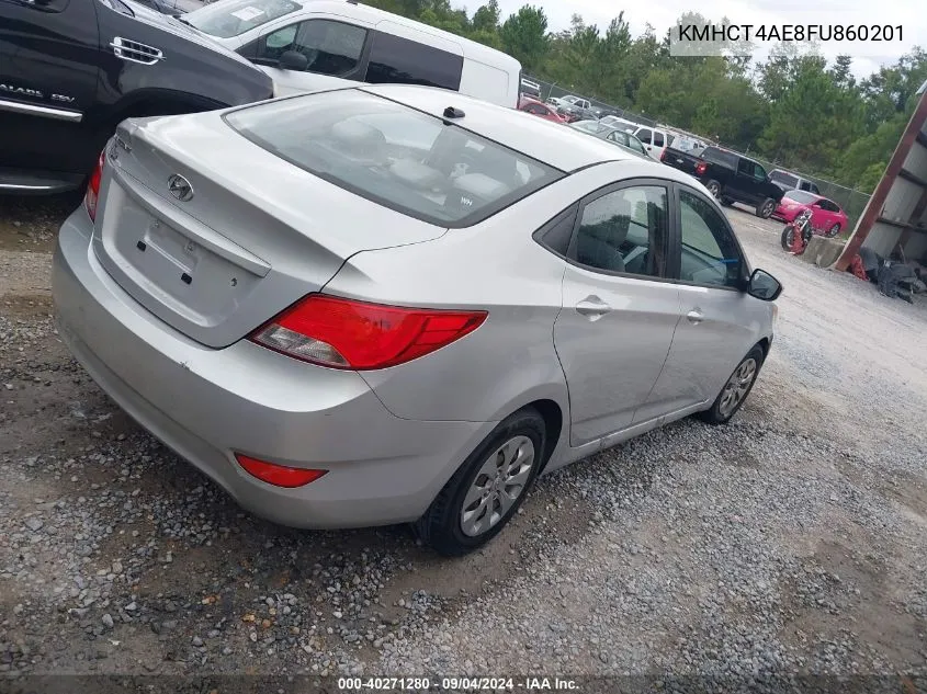 KMHCT4AE8FU860201 2015 Hyundai Accent Gls