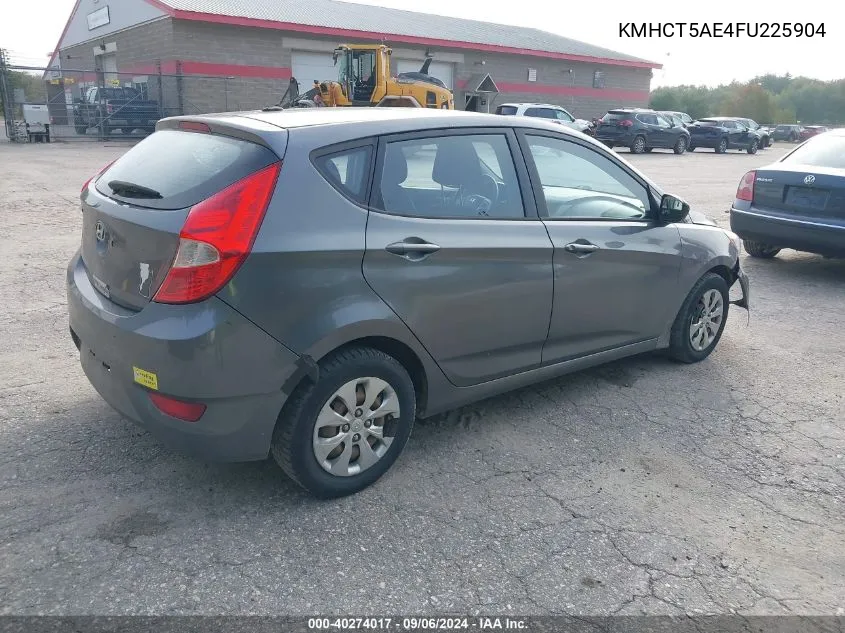 KMHCT5AE4FU225904 2015 Hyundai Accent Gs