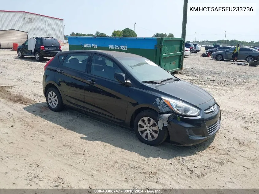 KMHCT5AE5FU233736 2015 Hyundai Accent Gs