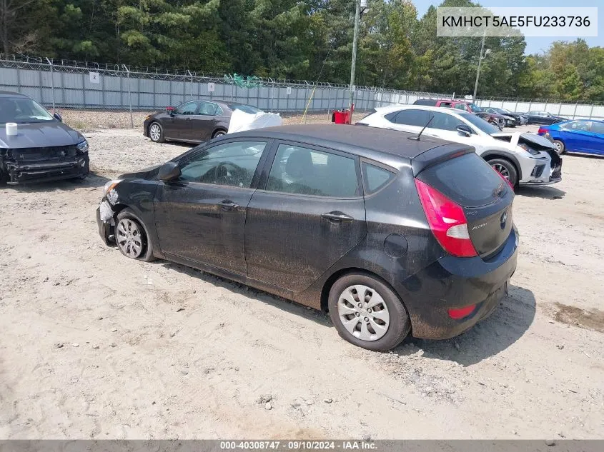 KMHCT5AE5FU233736 2015 Hyundai Accent Gs