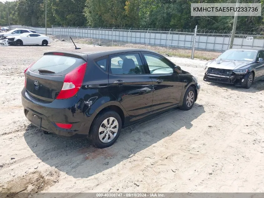 KMHCT5AE5FU233736 2015 Hyundai Accent Gs