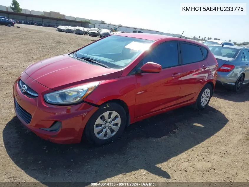 KMHCT5AE4FU233775 2015 Hyundai Accent Gs