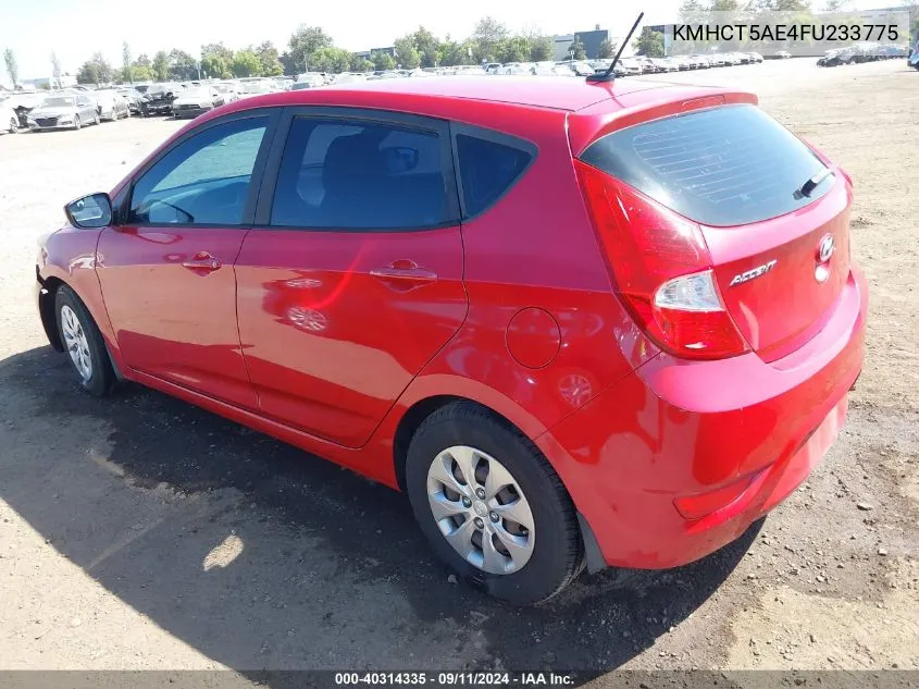 KMHCT5AE4FU233775 2015 Hyundai Accent Gs